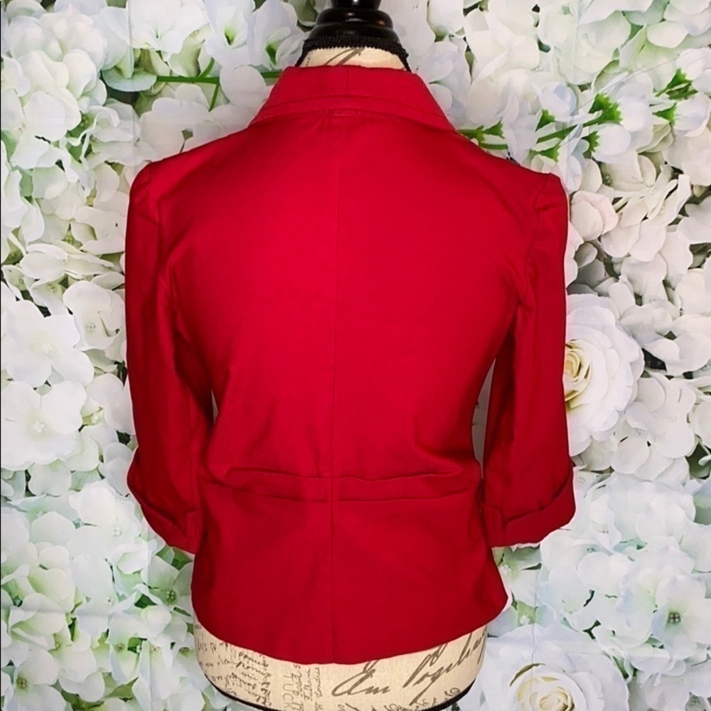 BRACHA - Red Front Zip Jacket - Picture 8 of 8
